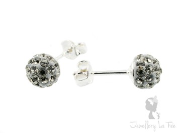 EARR 6mm Ball -  Bl. Diamont