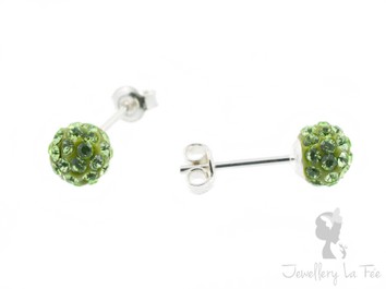 EARR 6mm Ball -  Peridot