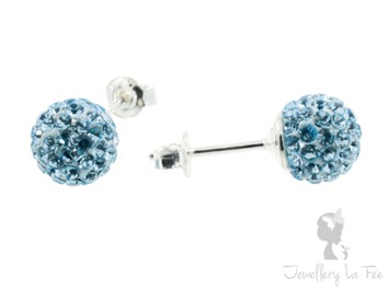 EARR 8mm Ball - Aquamarine