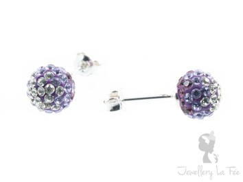 EARR 8mm Ball - Amethyst Mix