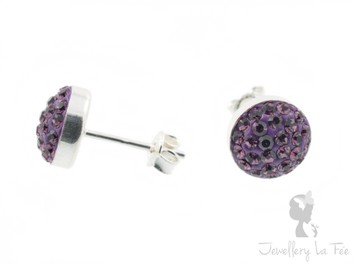 EARR 8mm Disc - Amethyst