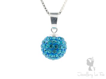 PEND 10mm Ball - Bl. Zircon