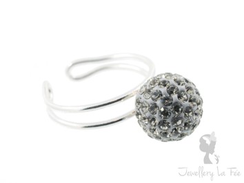 RING 10mm Ball STWW - Bl. Diamont